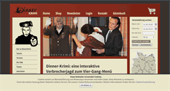 Desktop Screenshot of dinnerkrimi.de